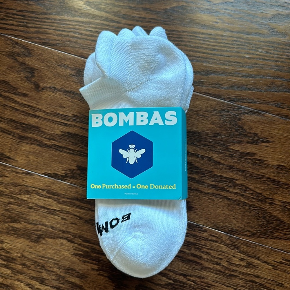 Bombas women midweight ankle socks, 3 pack